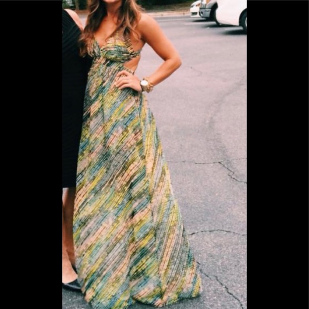 Armani Exchange floor length gown